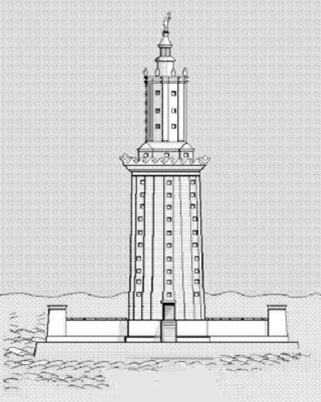the lighthouse of alexandria 3 Pharos of Alexandria (Lighthouse of Alexandria)